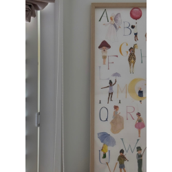 ABC plakat lille (engelsk alfabet)