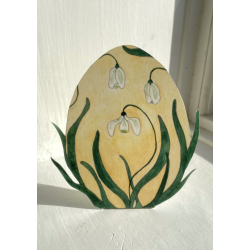 Vinterg�kke-�g med p�skeharer papirklip