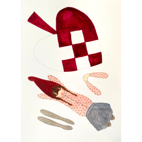 Flettet julehjerte med nisse download