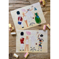 P�kl�dningsdukken Columbine