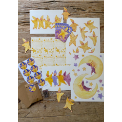 Fdselsdagspakke med stjernebrn