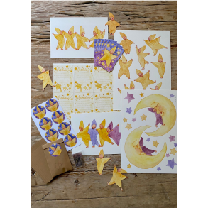 Fdselsdagspakke med stjernebrn