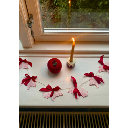 5 glade grise papirklip