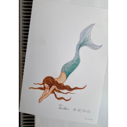 Den lille Havfrue A4 