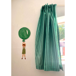 Gr�n ballon med dreng