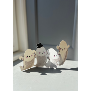 4 sm� sp�gelser med �n hat