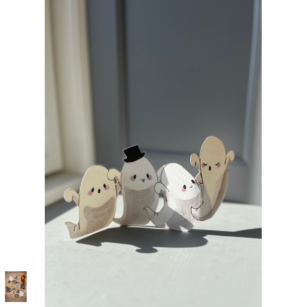 4 sm spgelser med n hat