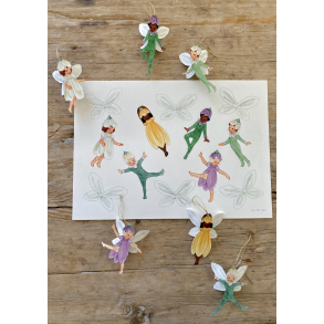 Blomsterb�rn - papirklip