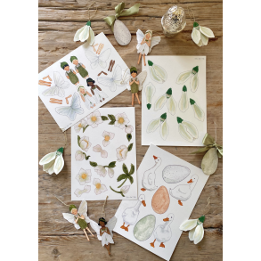 P�skepakke med fire sv�re klip 