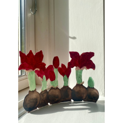 Amaryllis - r�d papirklip
