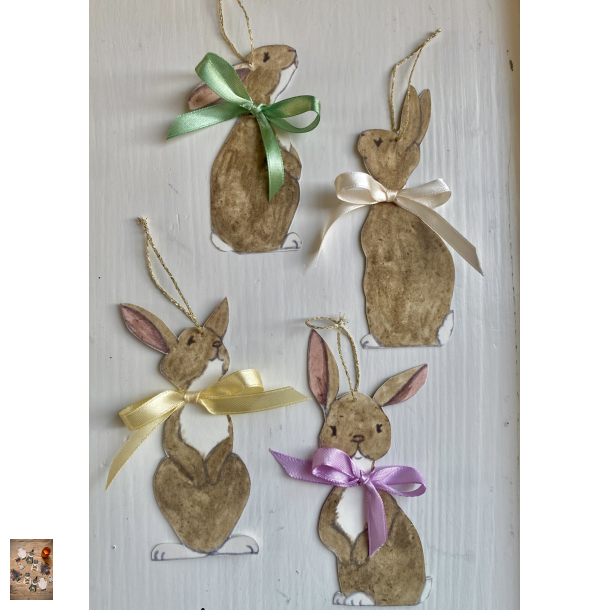 4 f�rdiglavede p�skeharer med sl�jfe