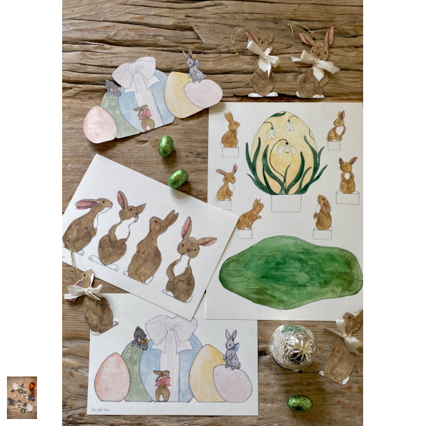 P�skepakke med tre mellemsv�re klip 