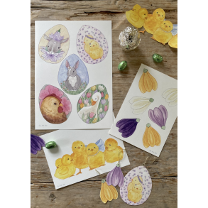 p�skepakke med tre nemme klip 