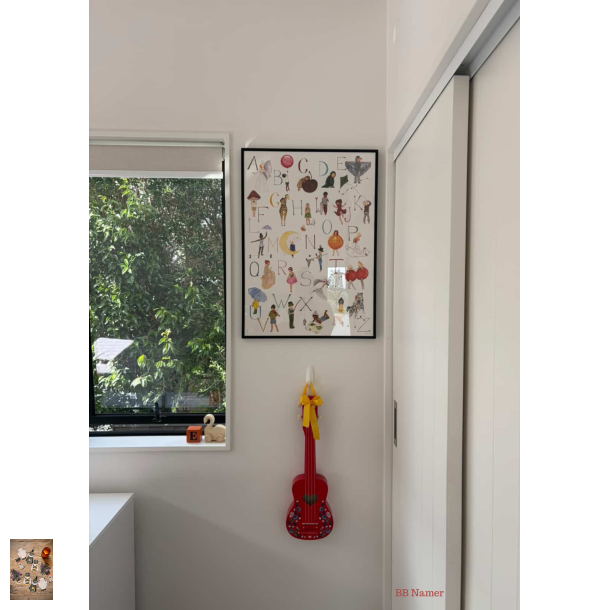 ABC plakat stor (engelsk alfabet)