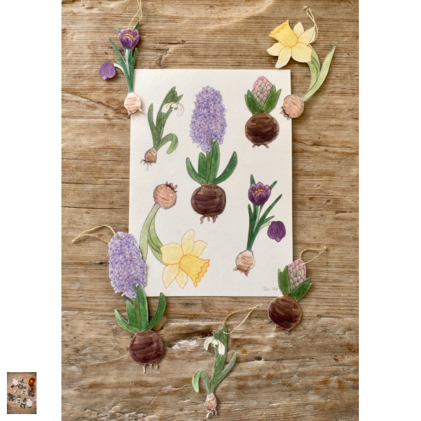 For�rsblomster papirklip