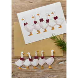 G�s p� rad og r�kke