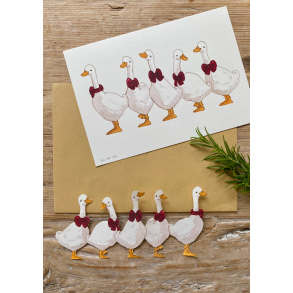 G�s p� rad og r�kke