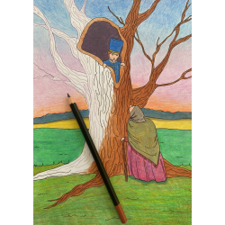 Malebog med H.C. Andersens eventyr