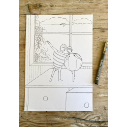 Malebog med H.C. Andersens eventyr