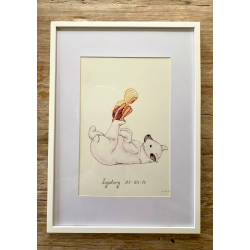 Isbj�rn med pige A4