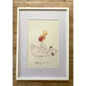 Isbj�rn med pige A4